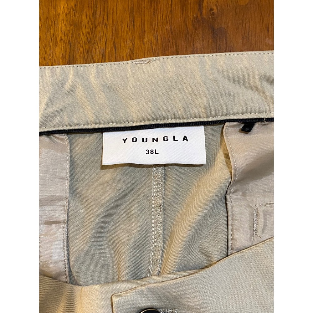 Khaki Tan YoungLA 626 Golf Pants | Performance Trousers YLA2848 - (Men's 38L) - Picture 5 of 11